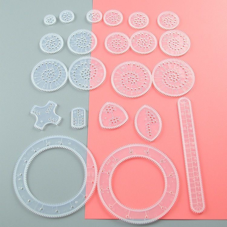Magic ever-changing kanhua ruler 22 pieces suit children's puzzle magic ...