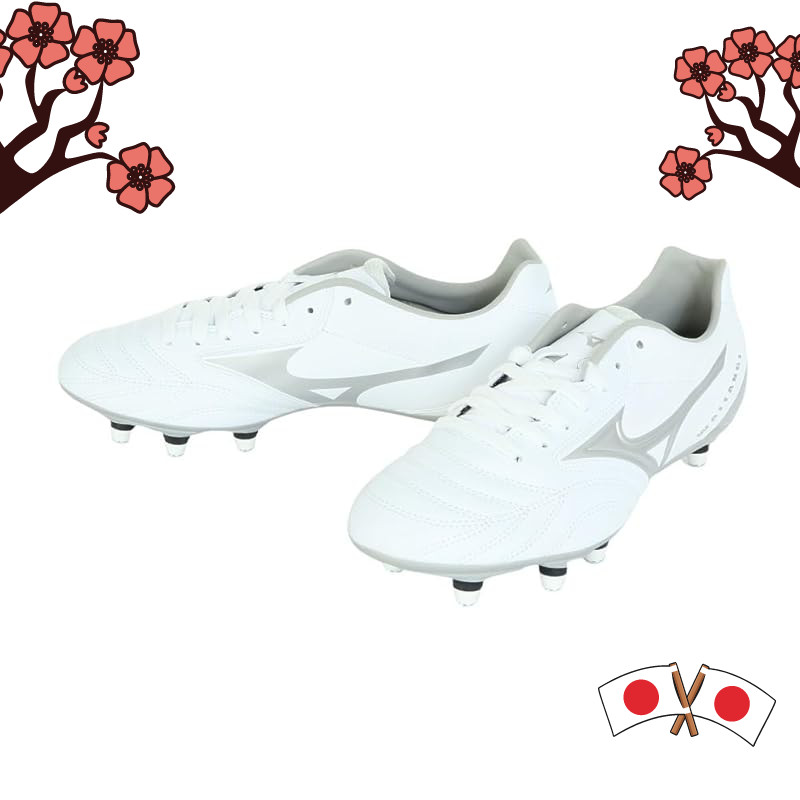 Mizuno Rugby Shoes Wytangi PS Super Wide for Forwards, White/Silver ...