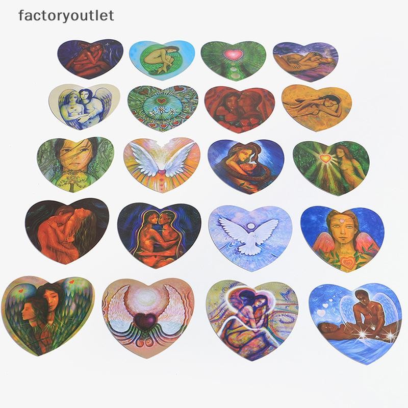 FCMY Couple love oracle card Love oracle heart-shaped English card FAC ...