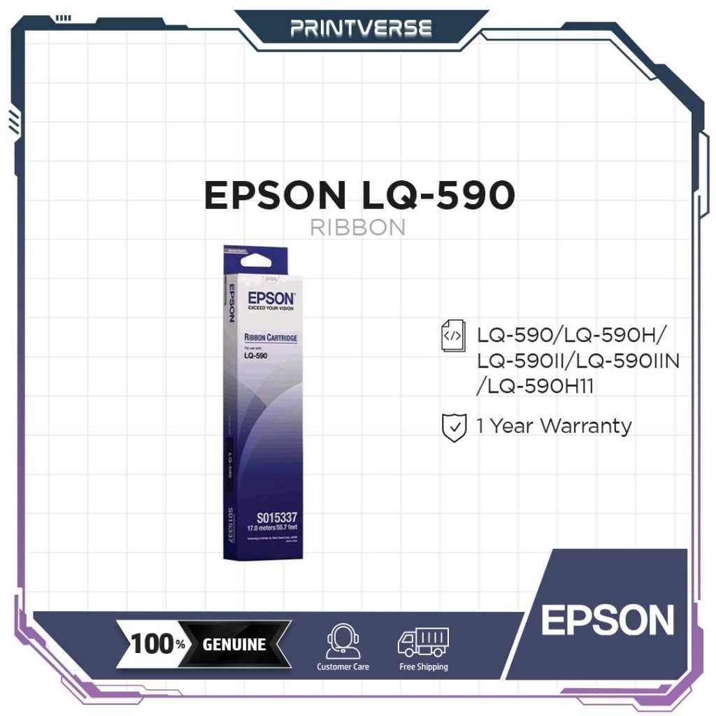 Epson LQ-590 Original Ribbon Cartridge C13S015589 / Epson LQ-590 Epson ...