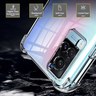 LINER Cover Per Vivo X60 Pro – Custodia Ultrasottile TPU A Gradiente Viola/Blu, Morbida E Antiurto