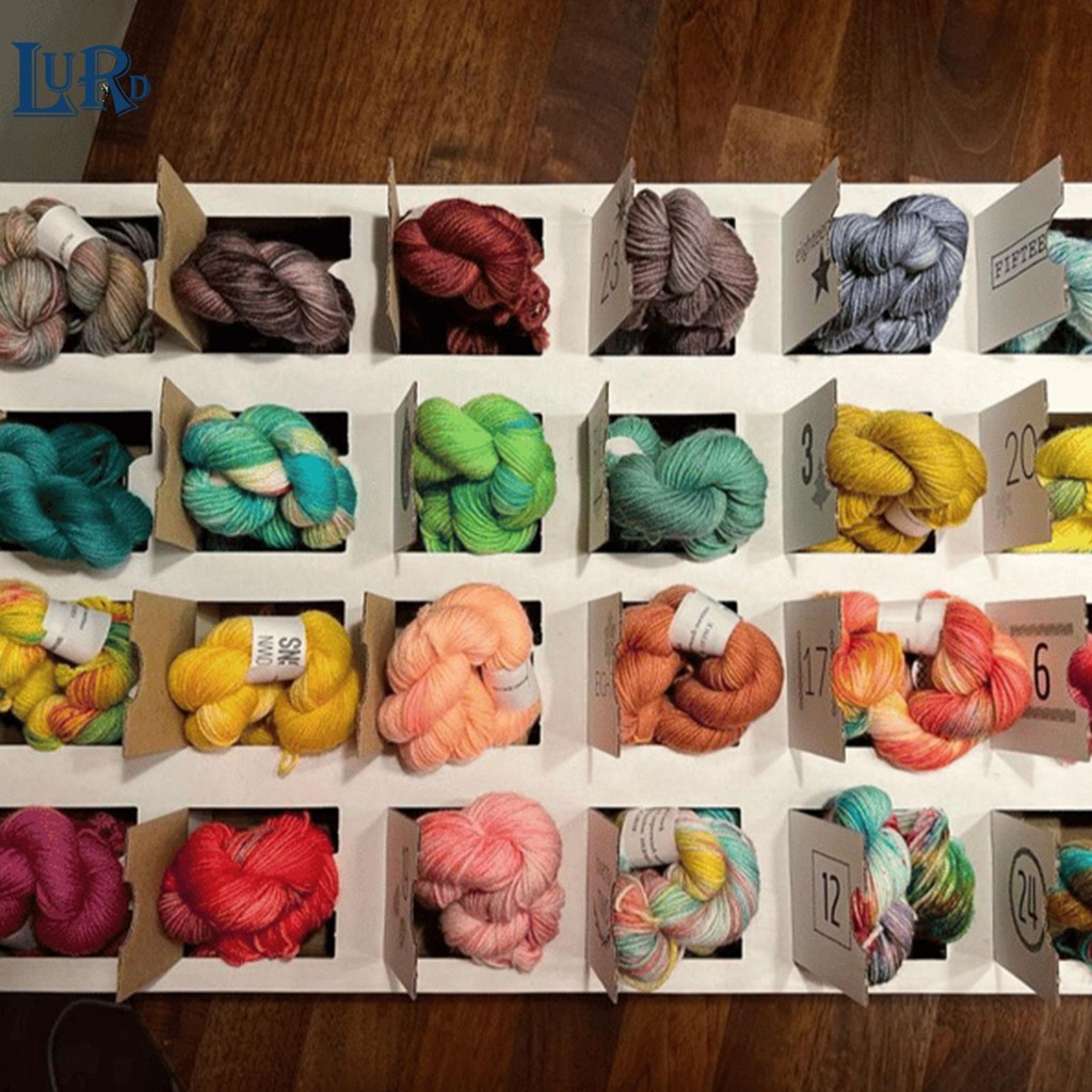 Wool Advent Calendar 2024 Wool Knitting Crocheting Fabric Advent ...