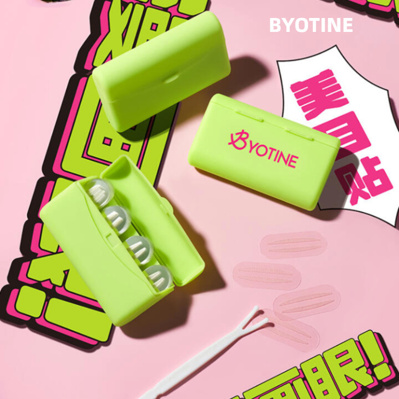 BYOTINE Double Eyelid 双眼皮贴无痕自然 Tape Waterproof Lace Strong Support ...