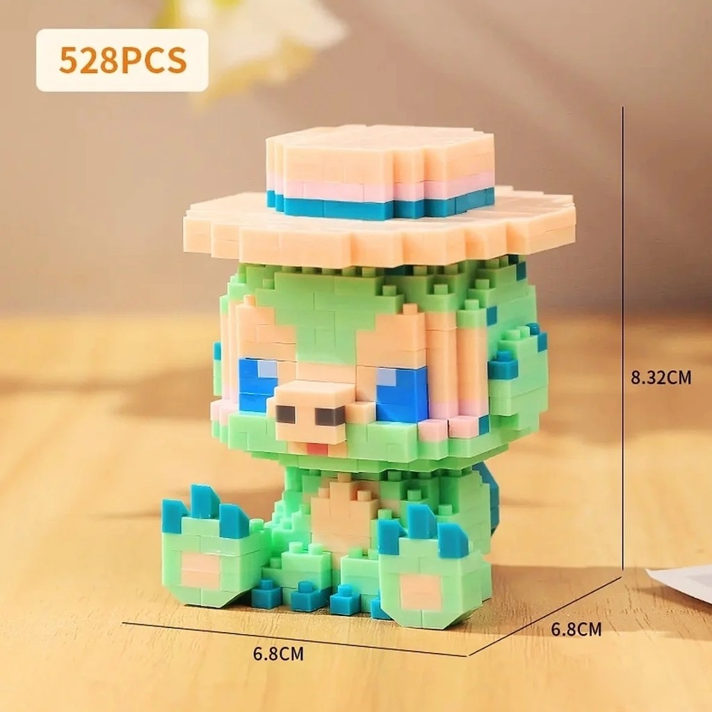 1017 Lala Turtle DIY Mini Building Block Character Model Nano Block ...