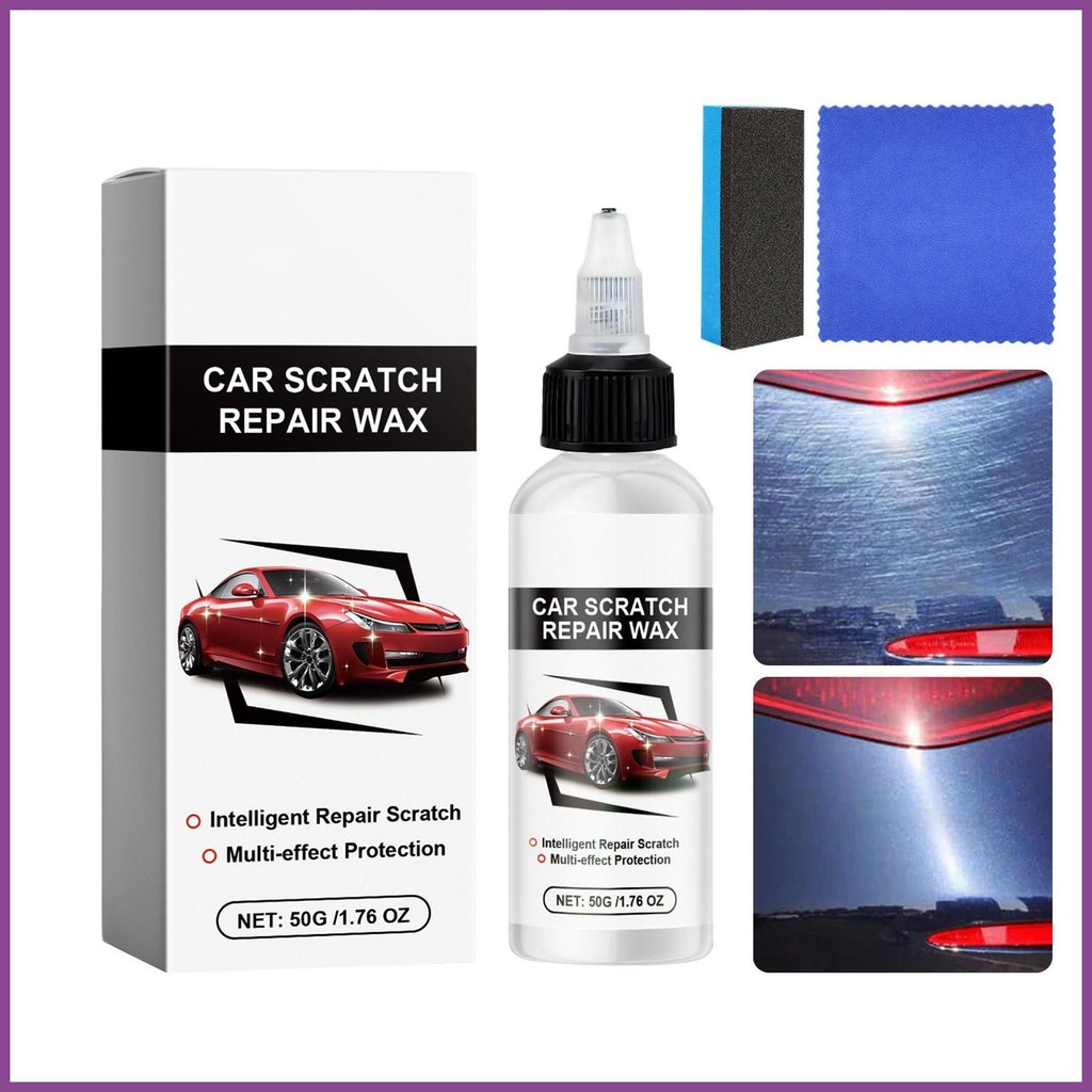Car Scratch Remover Polishing Compound Car Scratch Eraser With Sponge