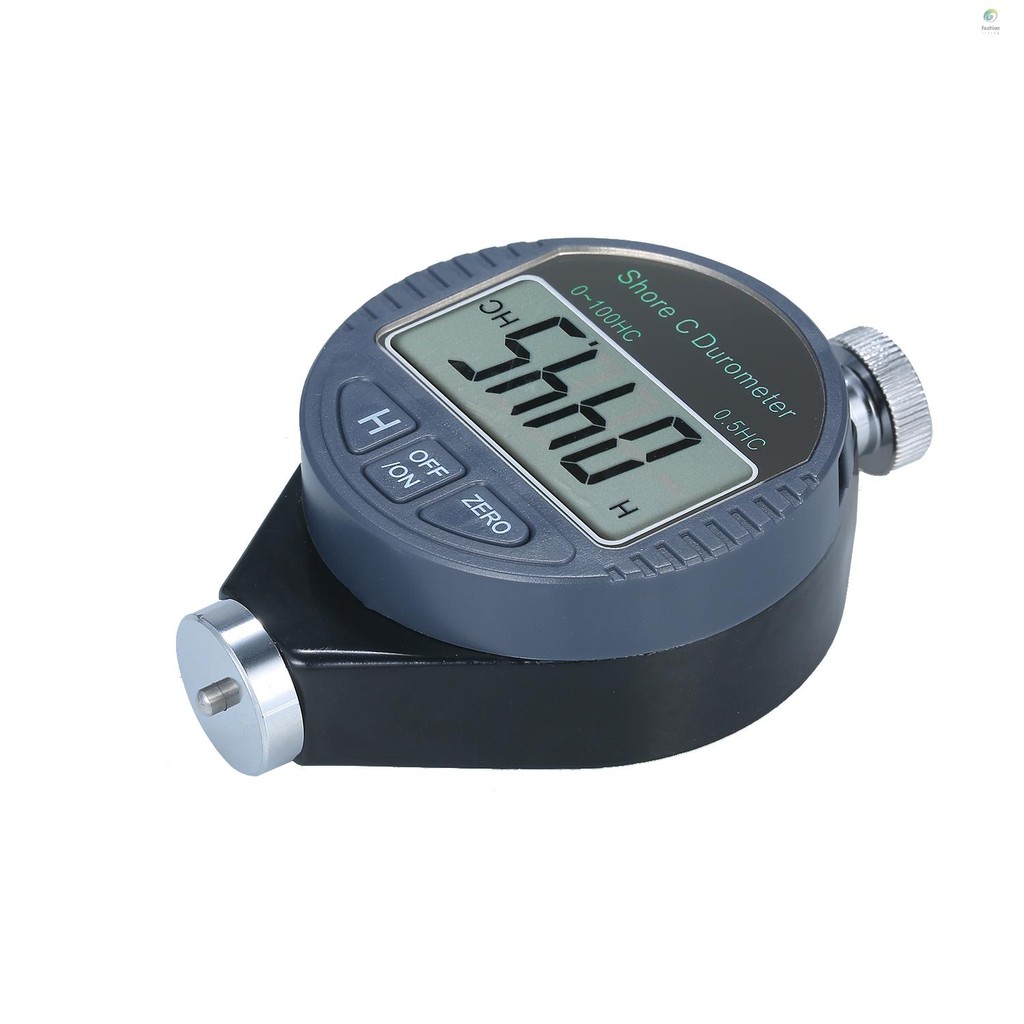 Portable 0-100HC Shore C Hardness Tester Meter Digital Durometer Scale ...