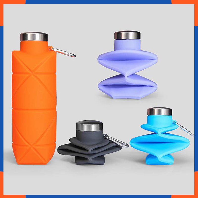 700ml Foldable Water Bottle Botol Water Drinking Bottle Collapsible ...