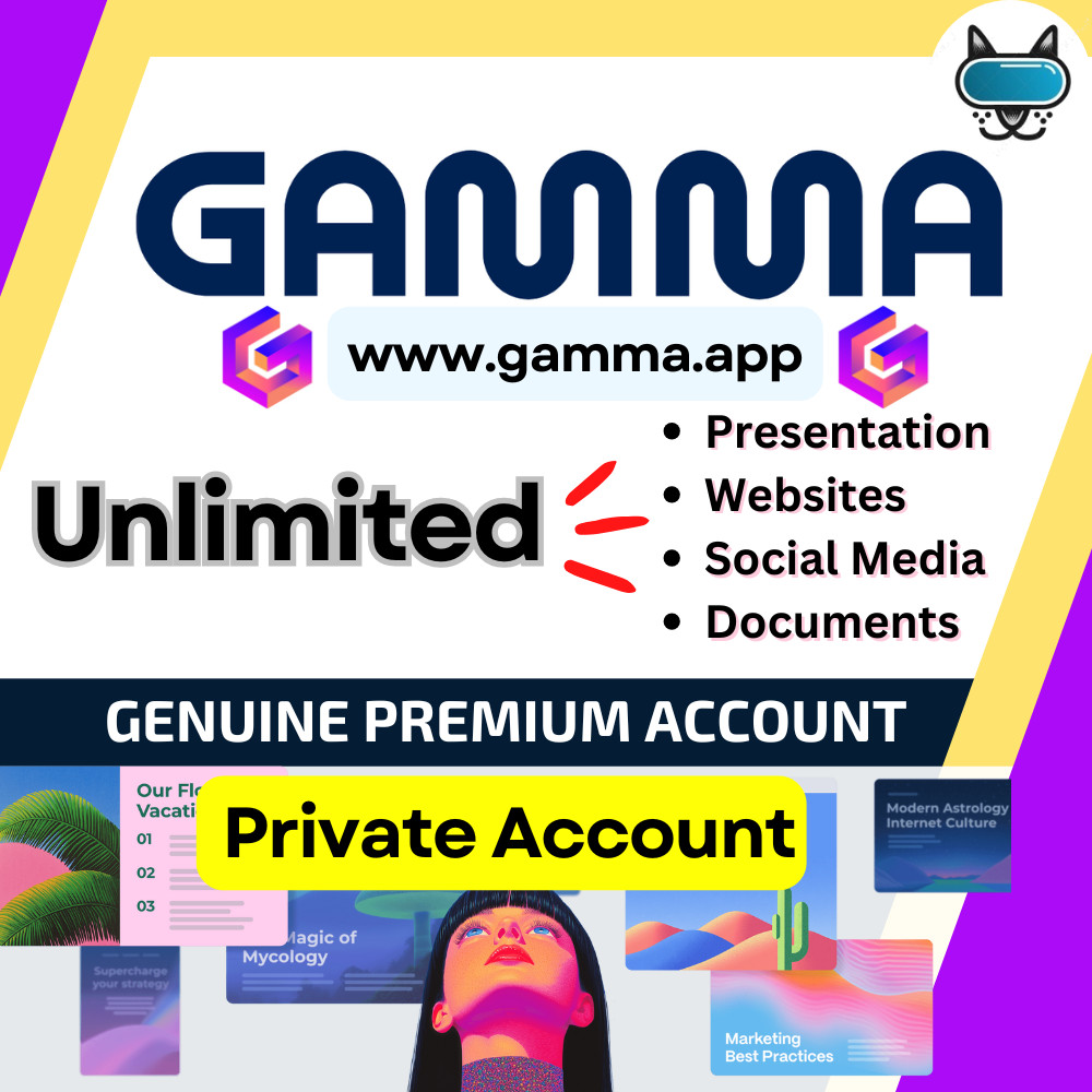 GAMMA.APP AI PRESENTATION SLIDES Premium Upgrade Own Account Instant ...