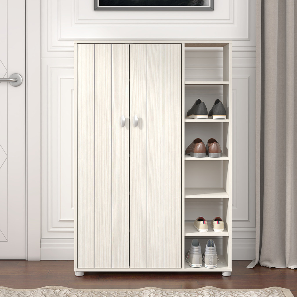 Tomato Home Hansel 4ft Shoe Cabinet | Large Shoe Rack | Rak Kasut 4 ...