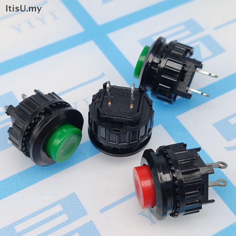 [ItisU] 5pcs Momentary Push Button Switch 14mm Momentary 3A/250VAC ...