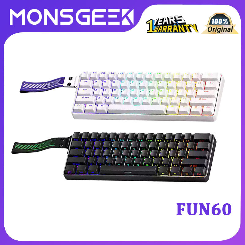 MONSGEEK FUN60 Three Mode E-sports Magnetic Switch Game Mechanical ...