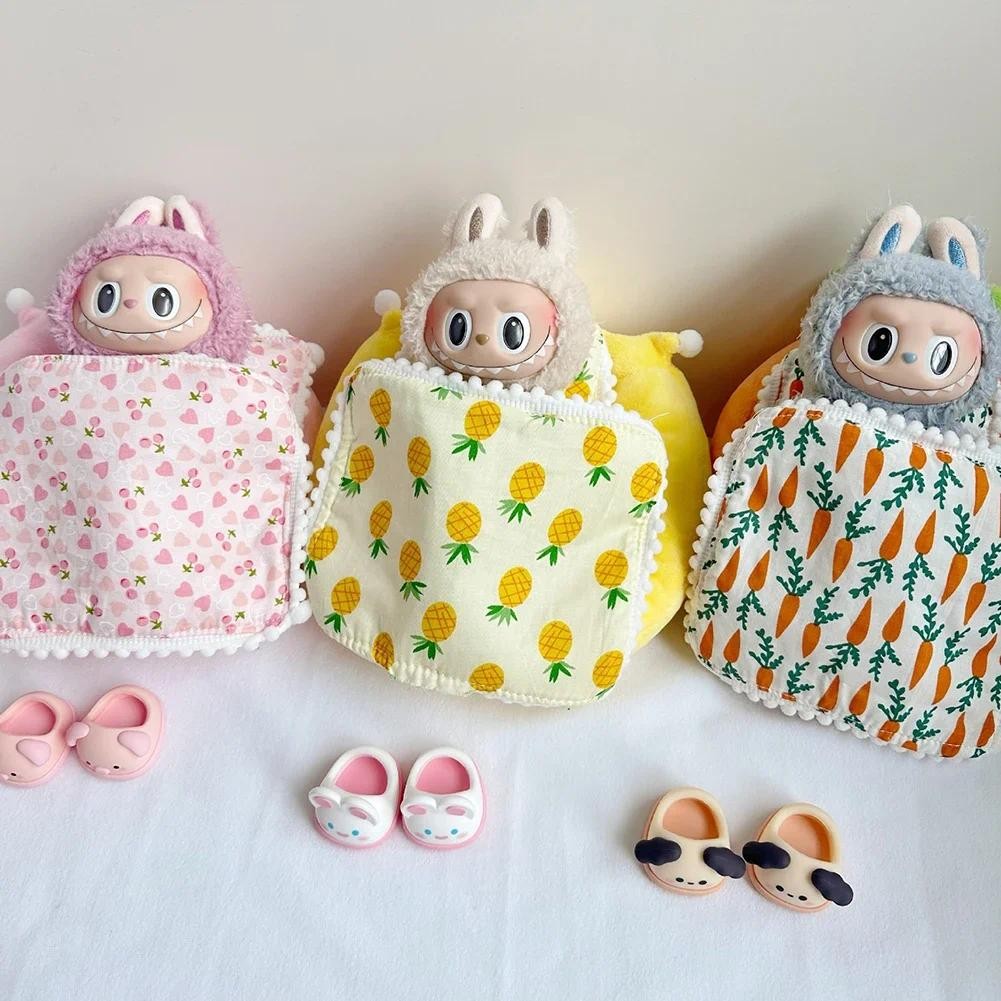 Labubu Cozy Bedding Set for 17cm Labubu Dolls Cute Bed Essentials for ...