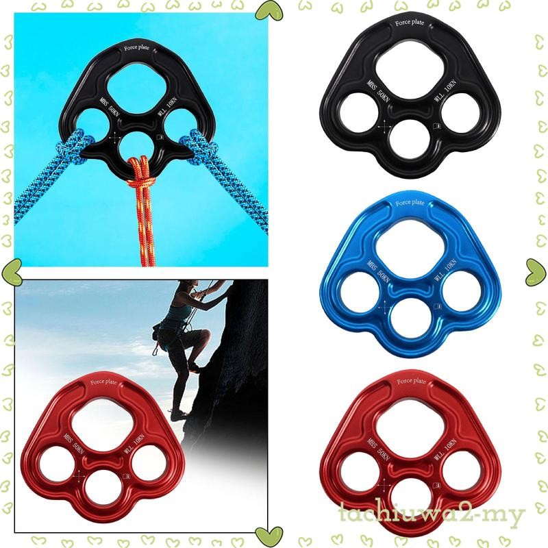 [TachiuwadaMY] 4 Hole Paw Rigging Plate, Rope Access, Climbing Anchor ...