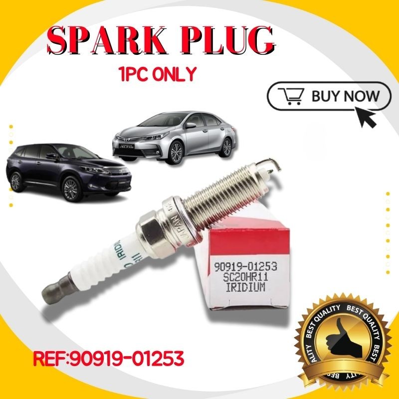 Iridium Spark Plug Pc For Toyota Lexus Km Shopee Malaysia