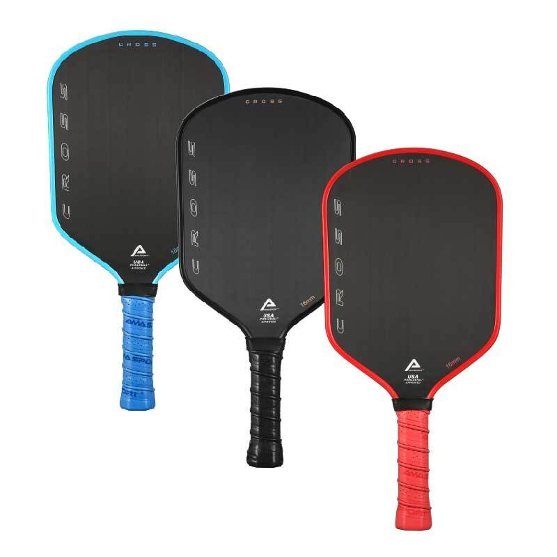 AMASPORT Pickleball Paddle With Cover Bag USAPA Approvel Broader Head ...