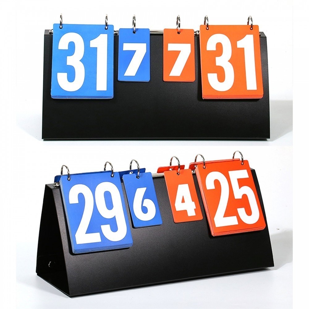 2024 new 6-Digit Table Top Scoreboard Score Keeper Flipper Scoreboard ...