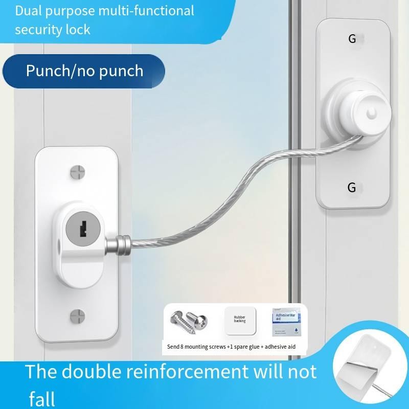 Baby Safety Lock Children Window Refrigerator Opening Security Cable ...