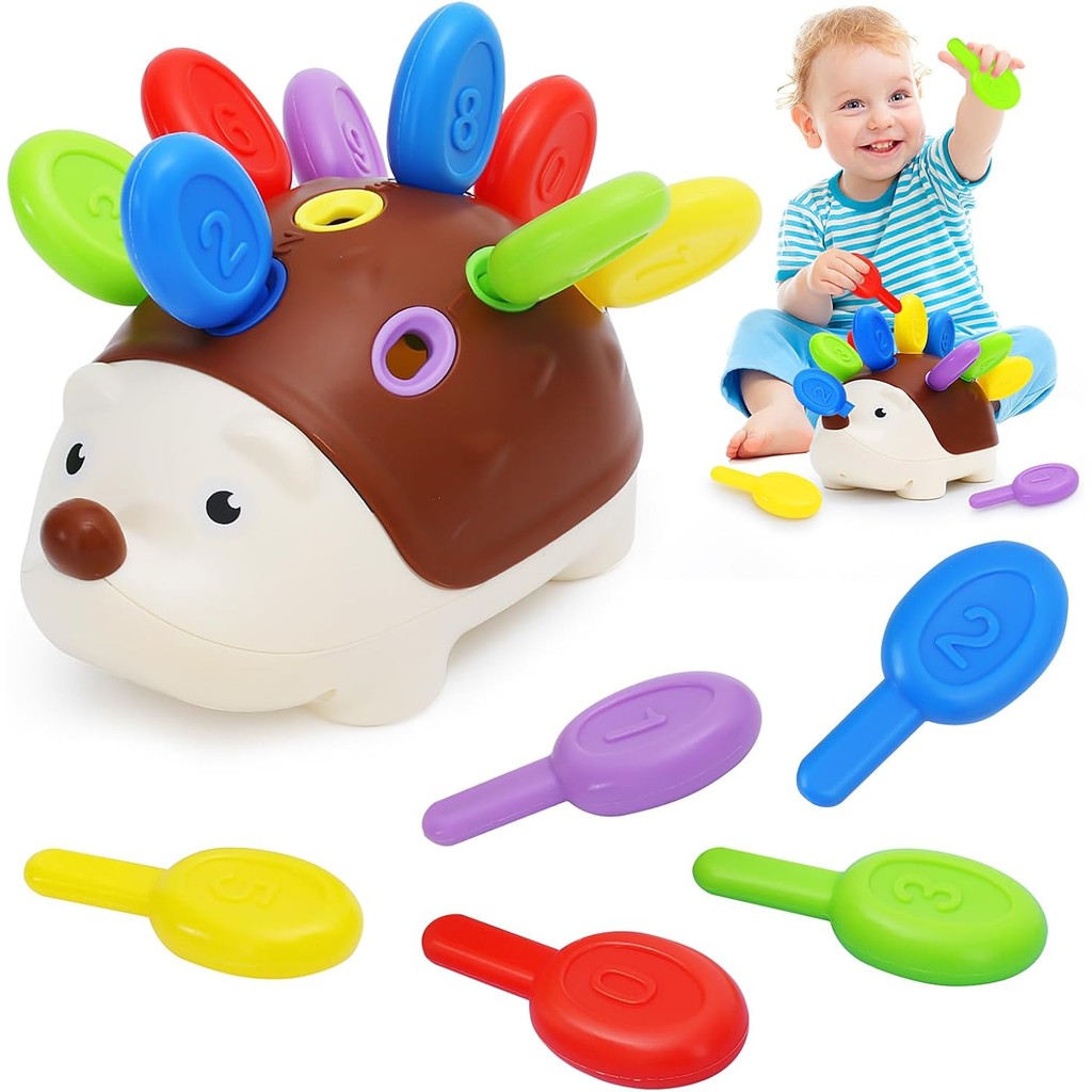 Baby Montessori Fine Motor Toys Hedgehog Baby Early Educational Motor ...