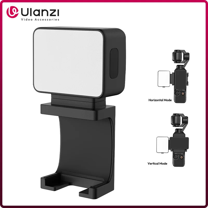 Mini Lampe Vidéo LED ULANZI LM001 Magnétique - Pour Pocket 3, Étanche, 3 Niveaux Luminosité