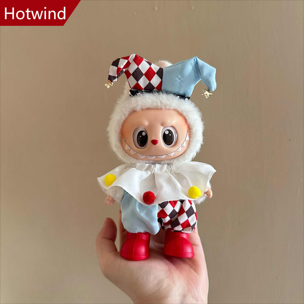 (No dolls) For 17 cm labubu baby clothes hair labubu universal plush ...