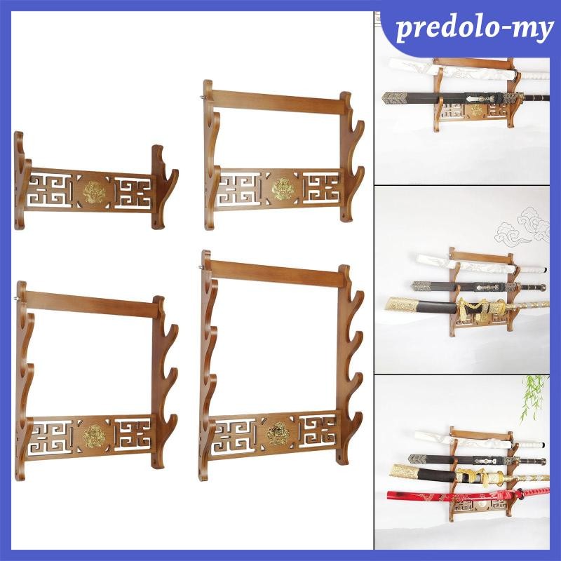 [PredoloMY] Samurai Sword Stand Wall Mounted Samurai Display Hanger for ...