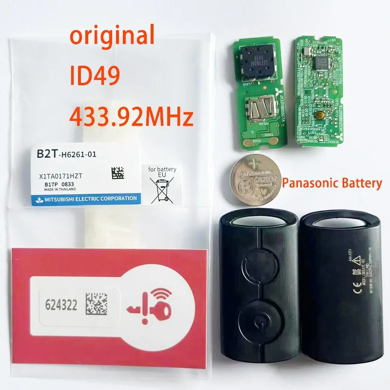 Original B2T Motorcycle Control Key Fob 433.92Mhz ID49 Chip For Yamaha ...