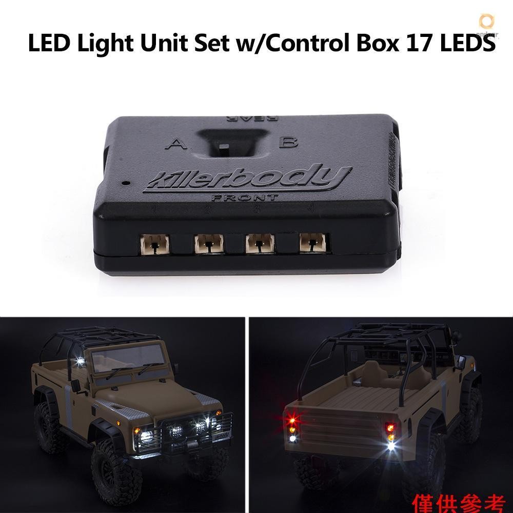 Ado)Killerbody LED Light Unit Set with Control Box 17Pcs LEDS ...