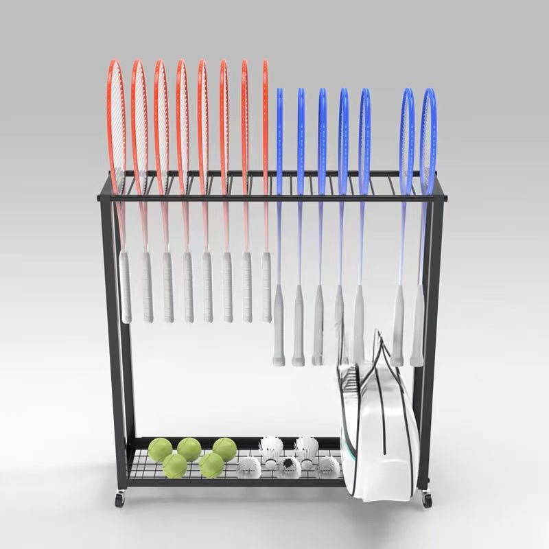 Badminton racket stand tennis racket island display stand metal racket ...
