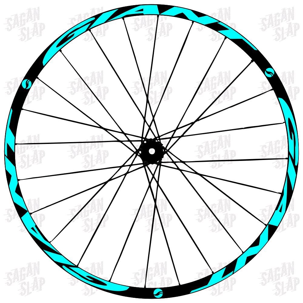 Sticker rims GIANT Blue Sticker Width 2cm Decal rim mtb downhill ...
