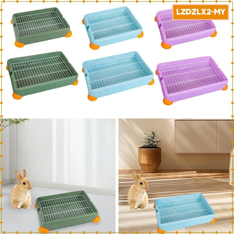 [Loviver] Bunny Litter Pan Indoor Potty Tray Keep Paws and Floors Clean ...