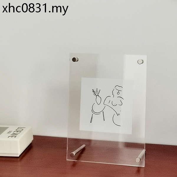 Transparent Transparent Acrylic Table Photo Frame ins Minimalist ...
