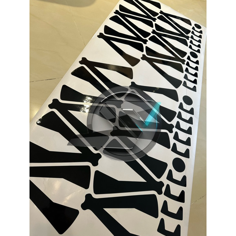 (Ready Stock) S1115# Rim Sticker Toyota Veloz vinyl decal Sticker ...