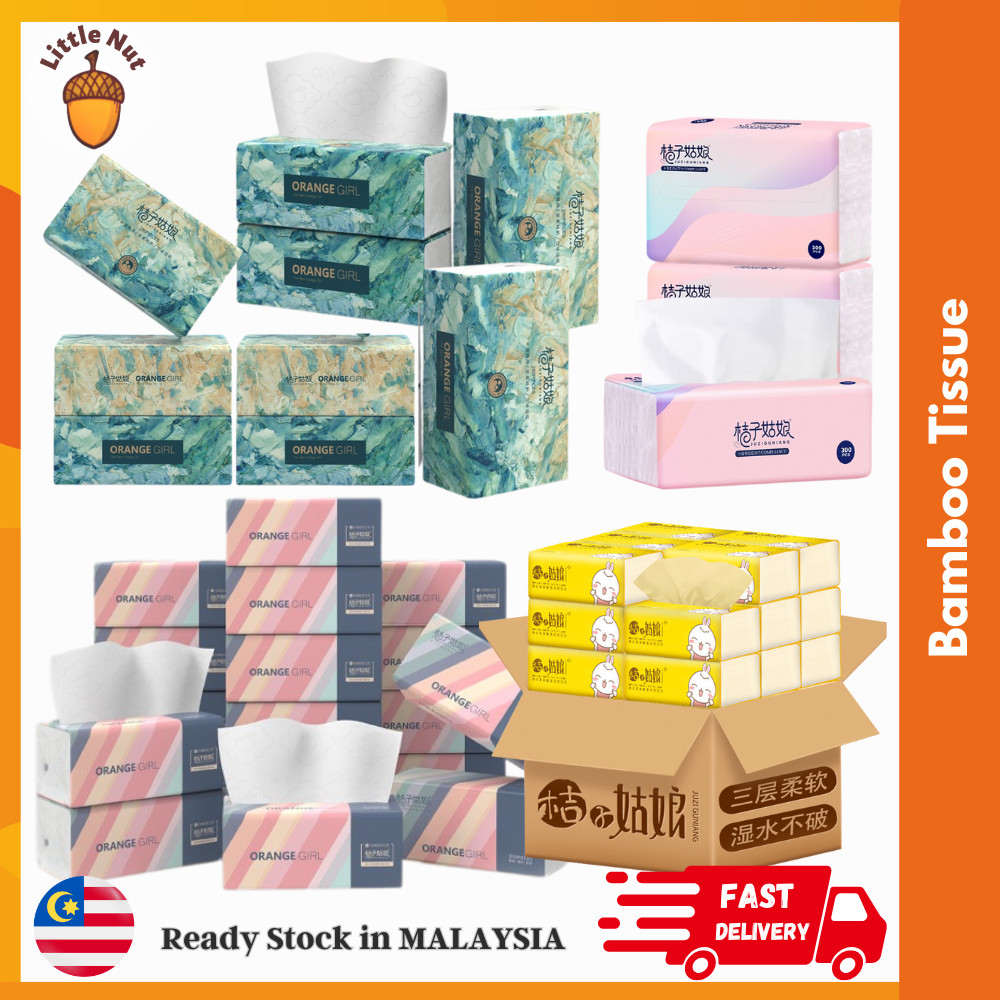 🔥FastShip🔥 Bamboo Soft Facial Tissue Paper Tisu Muka 70Pulls Per Pack ...