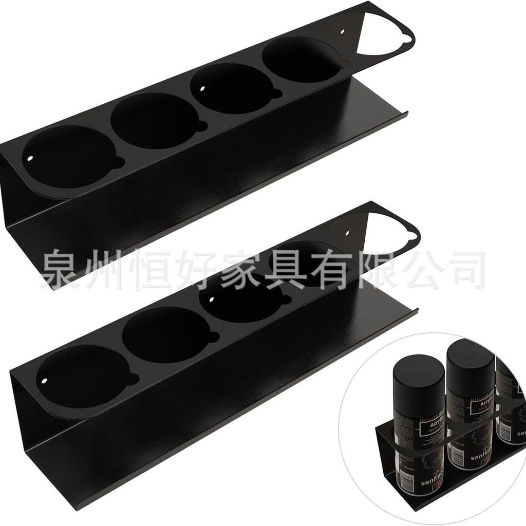 Metal Wall-Mounted Spray Can Rack Air-Melting Glue Paint Spray Bottle ...
