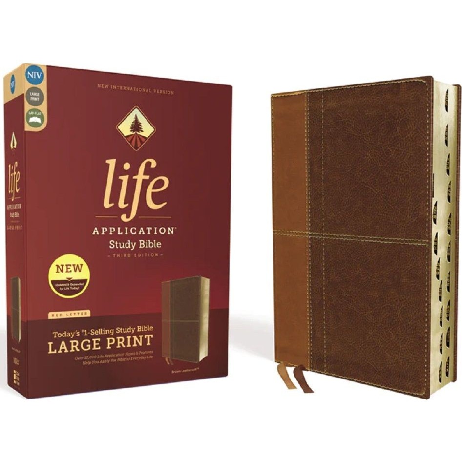 NIV, Life Application Study Bible, Third Edition, Large Print | Shopee ...