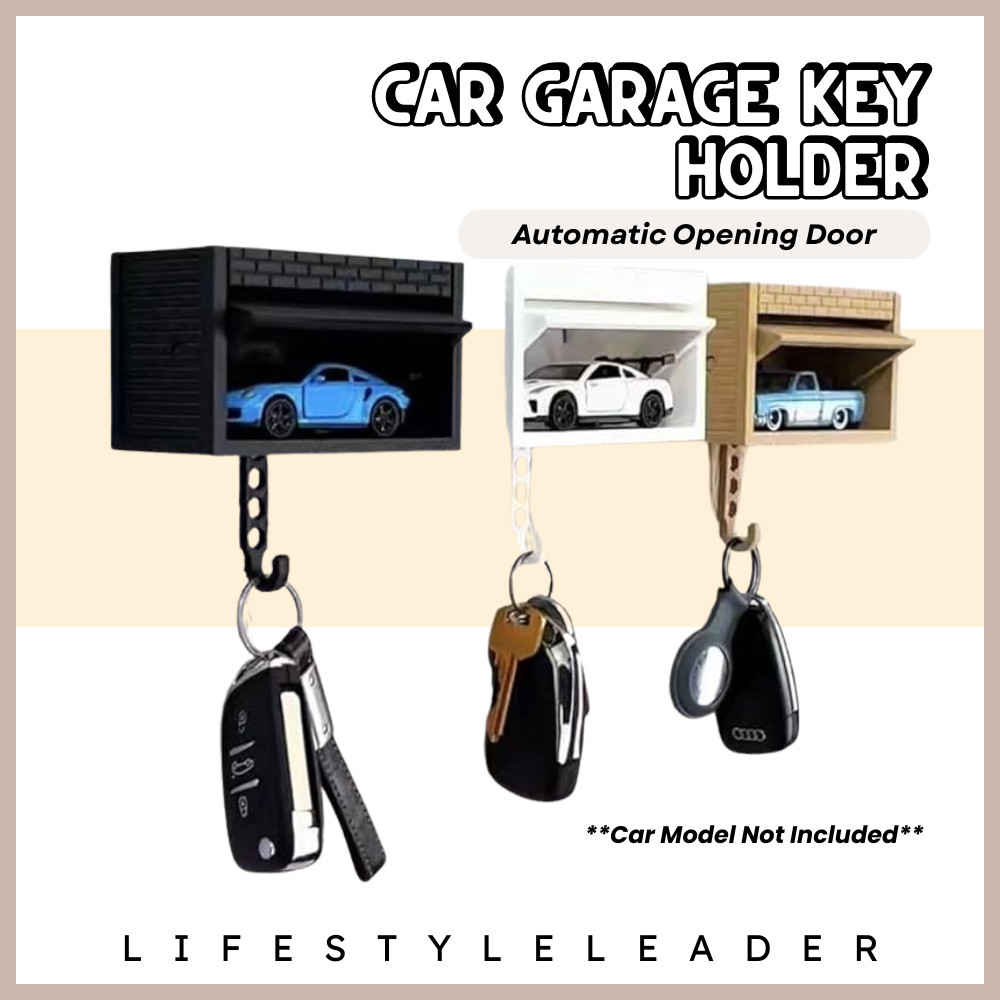 Car Garage Key Holder Automatic Door Opening Wall Mount Key Hanger Key ...