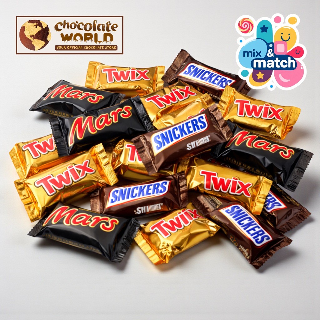 [MIX&MATCH] Mars Snickers Twix Bounty Minis Selection (Made in ...