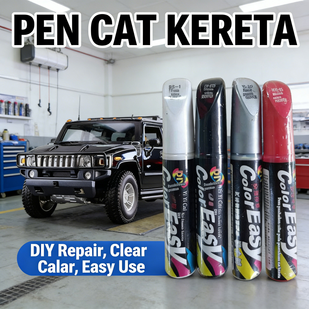 Touch Pen Car Calar Paint Scratch Paint DIY Kereta Clear Waterproof Car ...