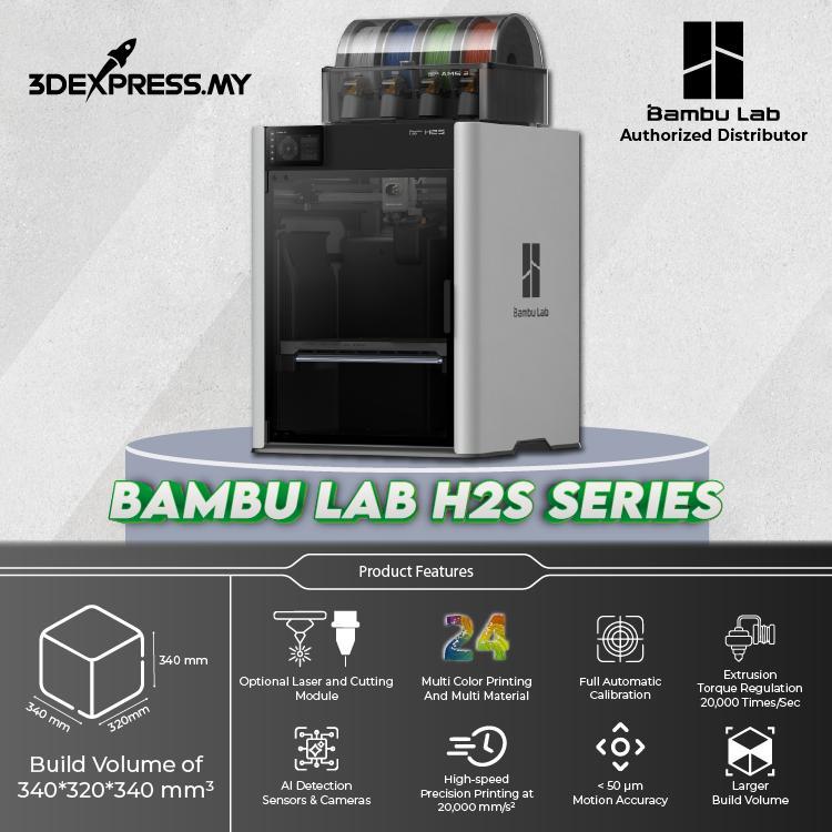 Bambu Lab H2S Series 3D Printer & Bundle