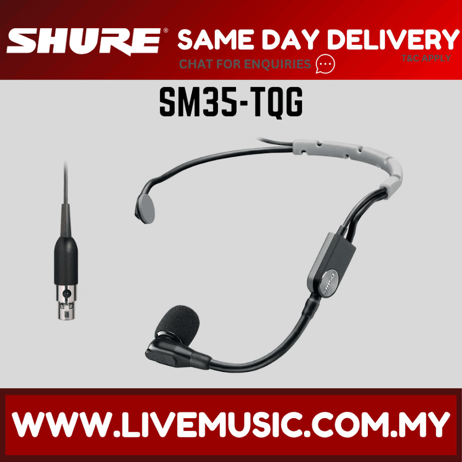 Shure SM35-TQG Performance Headset Condenser Microphone JTS MA500