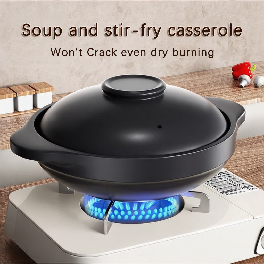 Ceramic Clay Pot Large Capacity Dry-fired High Temperature Resistant ...