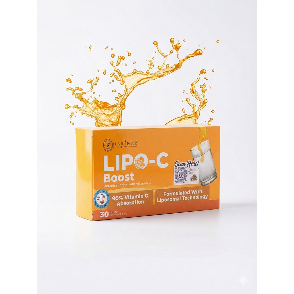 lipo c drink Narinar Liposomal Vitamin C Botanical Drink (30 Sachet)
