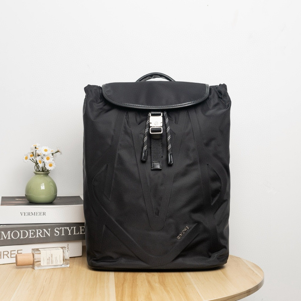 RMW backpack waterproof fabric nylon backpack, black small backpack ...