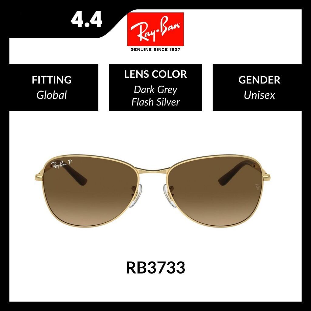 Ray-Ban - Polarized - RB3733 001/M2 Anti-UV Unisex Sunglasses Size 56mm ...
