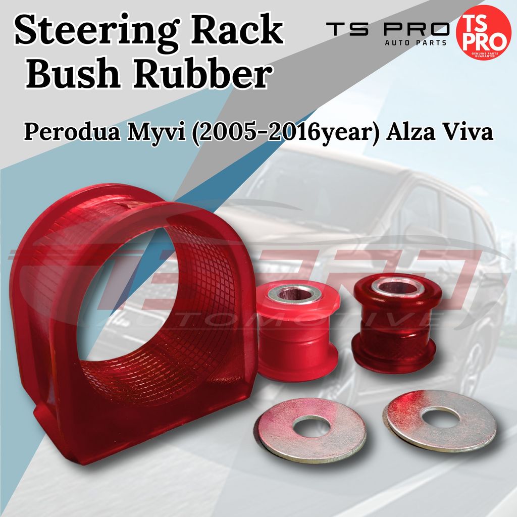 Perodua Myvi (2005-2016year) Alza Viva Silicone Blue Merah Steering ...