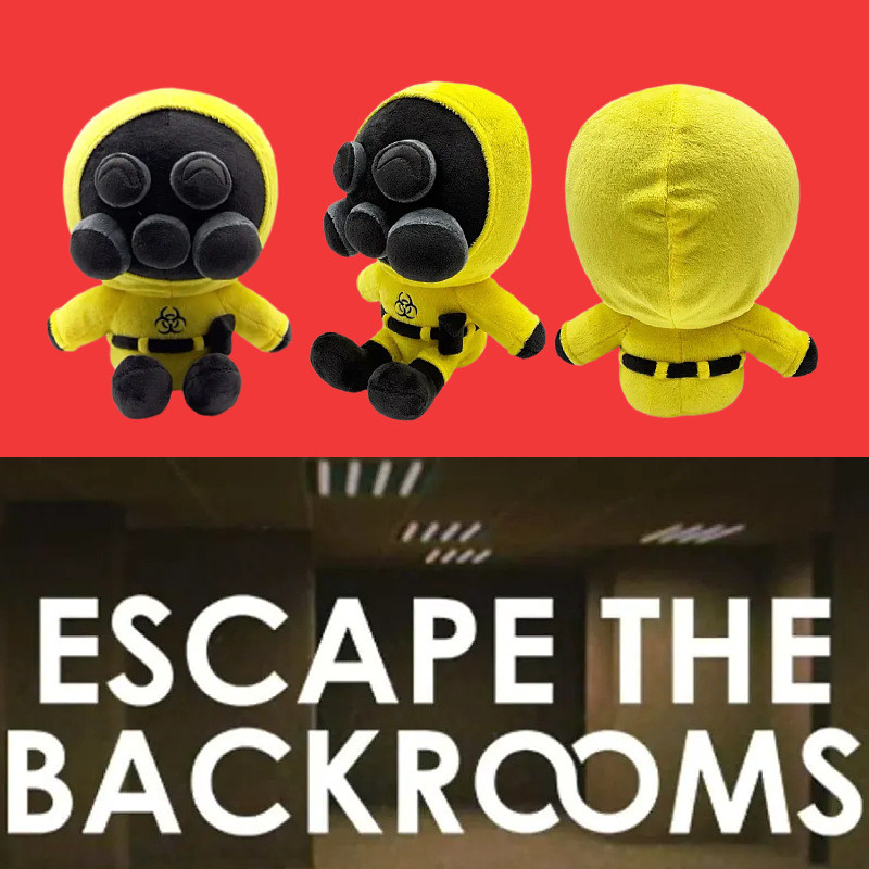 JAMXUN New Escape The Backroom Plushies Cartoon Stuffed Doll Cute Anime ...