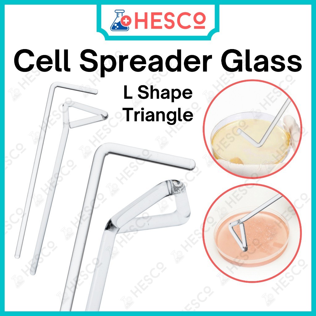 Cell Spreader Hockey Stick Glass Cell Spreader – L-Shape & Triangle ...