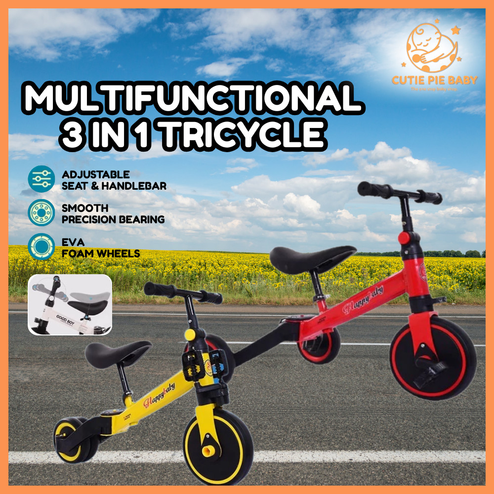 Children's Multifunction Tricycle (3 Wheels) 3-in-1 Children Scooter ...