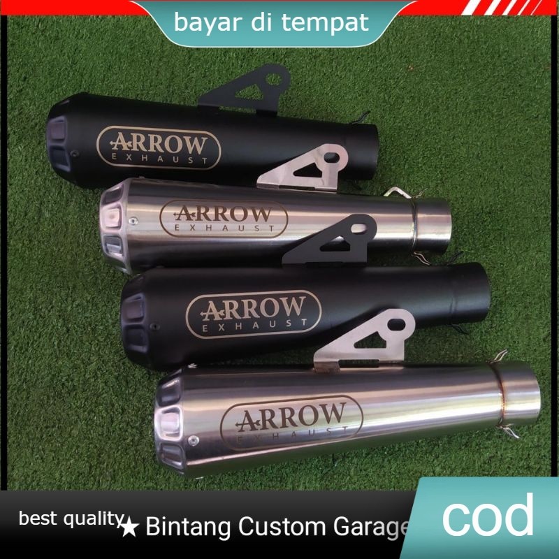 ARROW exhaust ARROW Selincer Length 25cm Universal inlet 50/ 51mm ...