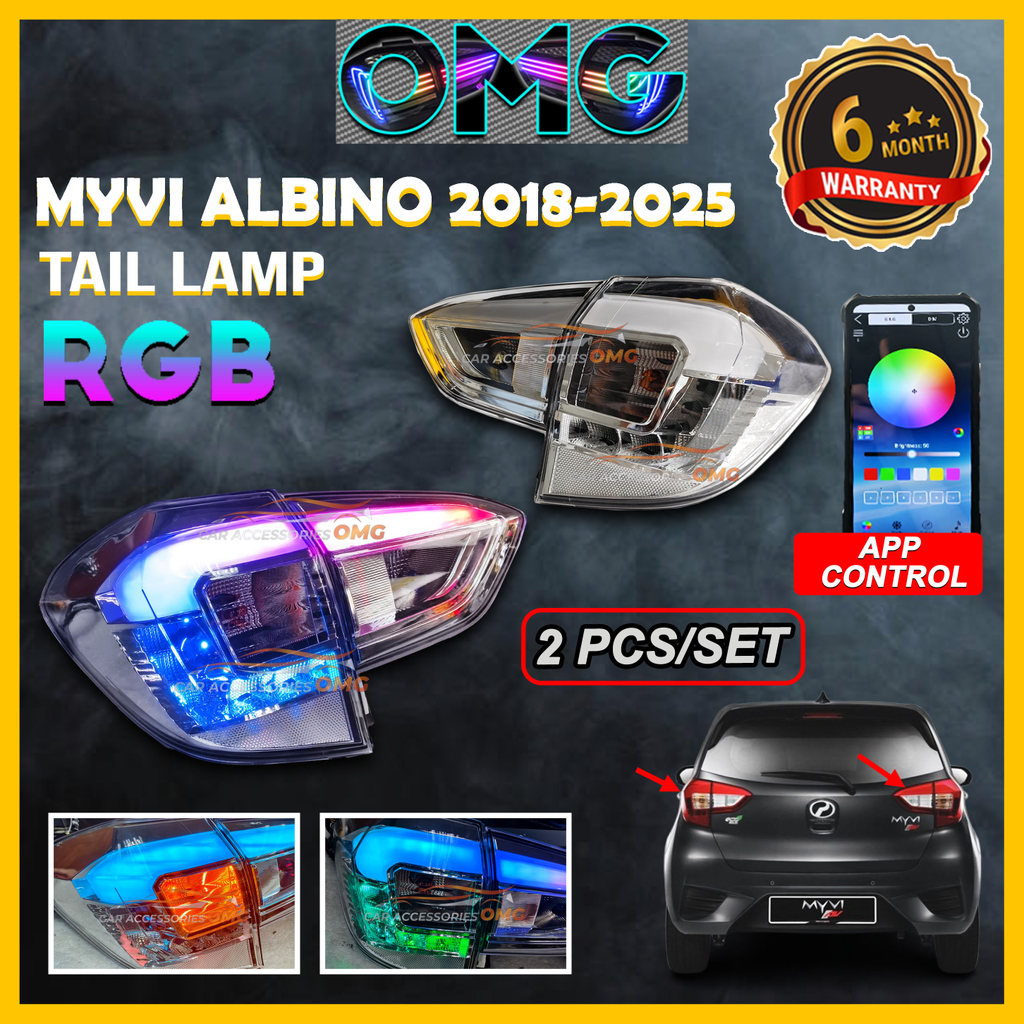 【App Control】Perodua Myvi G3 GT 2018 - 2025 Myvi Tail Lamp Taillamp ...